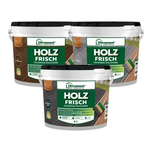 Dažai ULTRAMENT terasoms Holz Frisch, Antracitas 4l